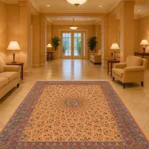 Hand Knotted Woolen Rug for Living Room, Drawing Room & other home decor