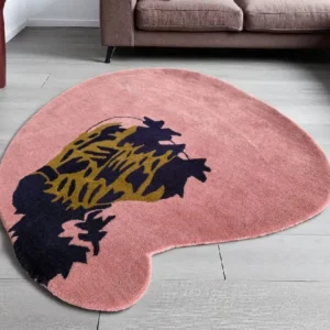 Hand Tufted Multicolored Woolen Rug For Living & Drawing Room